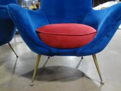 Marco Zanuso Pair Of Italian Modern Lounge Chairs By Marco Zanuso - 3668119