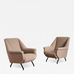 Marco Zanuso Pair of 1960s Italian Armchairs - 4279255