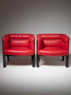 Marco Zanuso Pair of Interlude Chairs by Marco Zanuso for Poltrona Frau - 1137579