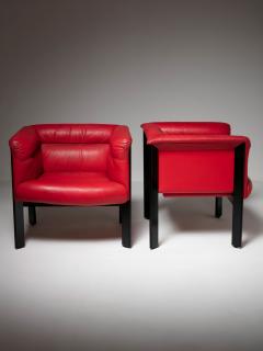 Marco Zanuso Pair of Interlude Chairs by Marco Zanuso for Poltrona Frau - 1137583