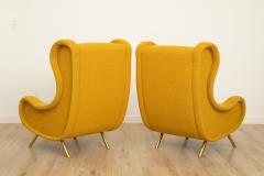 Marco Zanuso Pair of Italian Lounge Chairs In The Style of Marco Zanuso - 4382962