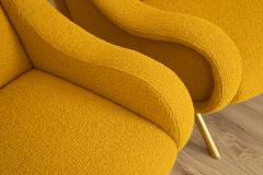 Marco Zanuso Pair of Italian Lounge Chairs In The Style of Marco Zanuso - 4382977