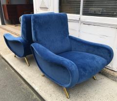 Marco Zanuso Pair of Lady Armchairs for Arflex Italy 1950s - 2017243