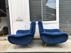 Marco Zanuso Pair of Lady Armchairs for Arflex Italy 1950s - 2017246