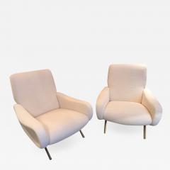 Marco Zanuso Pair of Lady Armchairs for Arflex Italy 1950s - 2190092