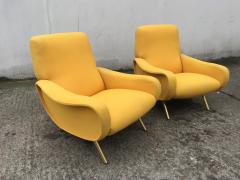 Marco Zanuso Pair of Lady Armchairs for Arflex Italy 1950s - 2513595