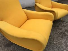 Marco Zanuso Pair of Lady Armchairs for Arflex Italy 1950s - 2513597