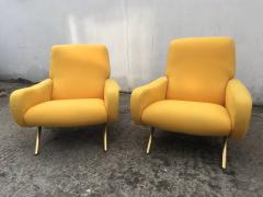 Marco Zanuso Pair of Lady Armchairs for Arflex Italy 1950s - 2513598