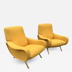 Marco Zanuso Pair of Lady Armchairs for Arflex Italy 1950s - 2515584