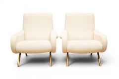 Marco Zanuso Pair of Lady Lounge Chairs by Marco Zanuso Italy 1960s - 4690336