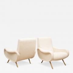 Marco Zanuso Pair of Lady Lounge Chairs by Marco Zanuso Italy 1960s - 4698060