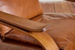 Marco Zanuso Pair of Marco Zanuso Leather Armchairs - 4277829