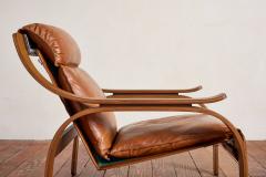 Marco Zanuso Pair of Marco Zanuso Leather Armchairs - 4277854
