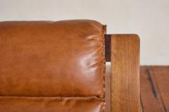 Marco Zanuso Pair of Marco Zanuso Leather Armchairs - 4277868