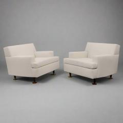 Marco Zanuso Pair of Marco Zanuso Square Armchairs for Arflex Italy 1960s - 4613416