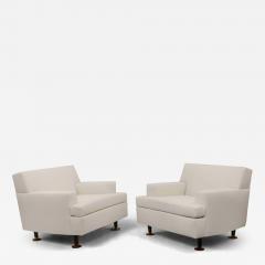 Marco Zanuso Pair of Marco Zanuso Square Armchairs for Arflex Italy 1960s - 4613422