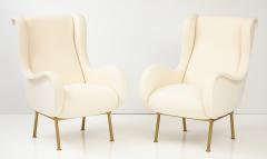 Marco Zanuso Pair of Marco Zanuso for Arflex Senior Lounge Chairs Italy circa 1951 - 3011428