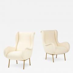 Marco Zanuso Pair of Marco Zanuso for Arflex Senior Lounge Chairs Italy circa 1951 - 3012805