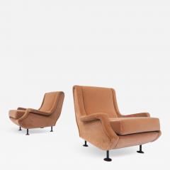 Marco Zanuso Pair of Mid Century Modern Regent Armchairs by Marco Zanuso - 3284439