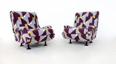 Marco Zanuso Pair of Mid Century Regent Armchairs by Marco Zanuso - 3182022