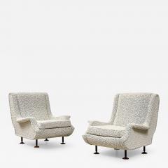 Marco Zanuso Pair of Regent Club Chairs by Marco Zanuso for Arflex - 3797239