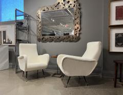 Marco Zanuso Pair of Zanuso Style Lounge Chairs - 3325913
