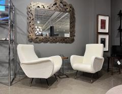 Marco Zanuso Pair of Zanuso Style Lounge Chairs - 3325914