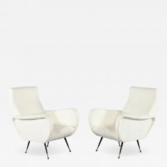 Marco Zanuso Pair of Zanuso Style Lounge Chairs - 3330738