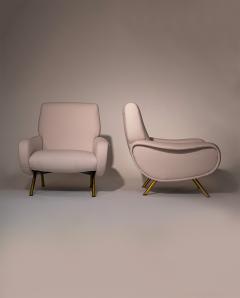 Marco Zanuso Pair of archairs by Marco Zanuso Lady Chair Arflex Italy 1951 - 4570322