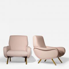 Marco Zanuso Pair of archairs by Marco Zanuso Lady Chair Arflex Italy 1951 - 4575906