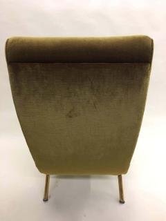 Marco Zanuso Rare Pair of Mid Century Modern Triennale Lounge Chairs Marco Zanuso Italy 1951 - 1746700