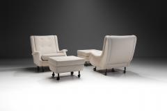 Marco Zanuso Regent Lounge Chairs with Footstools by Marco Zanuso for Arflex Italy 1960s - 3891665