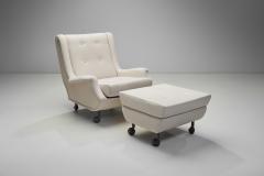 Marco Zanuso Regent Lounge Chairs with Footstools by Marco Zanuso for Arflex Italy 1960s - 3891667