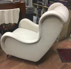 Marco Zanuso Style of Marco zanuso pair of wing lounge chair - 764828