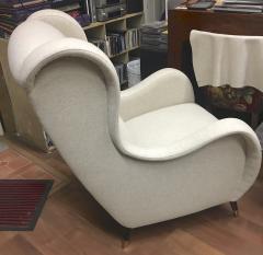 Marco Zanuso Style of Marco zanuso pair of wing lounge chair - 764829