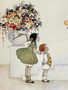 Margaret Evans Price Childrens Book Illustrator Mother Goose Children and Flowers - 3529071