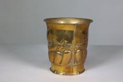 Margaret Gilmour Margaret Gilmour School An Arts Crafts Brass Planter with a Galleon at Sea - 4188405