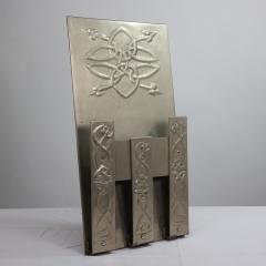 Margaret Gilmour Margaret Gilmour School Arts Crafts Silver Plated Celtic Decorated Wall Rack - 4185725