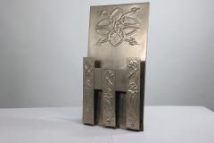 Margaret Gilmour Margaret Gilmour School Arts Crafts Silver Plated Celtic Decorated Wall Rack - 4185727
