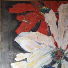Margaret Milliken Untitled Cosmos Acrylic on Canvas by Margaret Milliken c 1966 Large 84 x 54  - 4348710