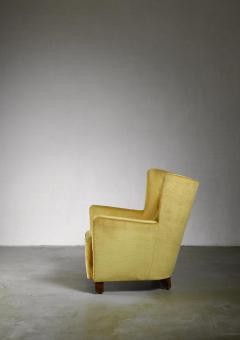 Margareta K hler Margareta K hler yellow club chair Sweden 1930s - 760242