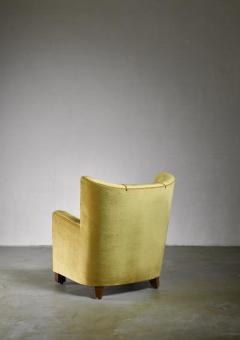 Margareta K hler Margareta K hler yellow club chair Sweden 1930s - 760243