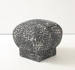 Marge Carson Marge Carson Bergamo Leopard Pouf - 4227927