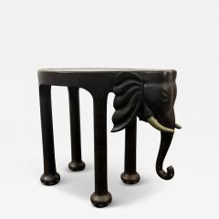 Marge Carson RARE SIZE POST MODERN ELEPHANT SIDE TABLE BAR CART BY MARGE CARSON - 4026850