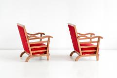 Marguerite Dubuisson Important Pair of Armchairs by Marguerite Dubuisson France 1947 - 1284841