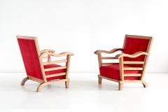 Marguerite Dubuisson Important Pair of Armchairs by Marguerite Dubuisson France 1947 - 1284844