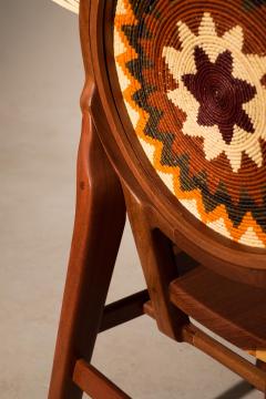 Maria Fernanda Paes de Barros Cocar Chair with headdress in Cabre va wood With artisans from Brazil - 3234496