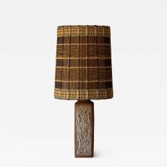 Maria Kipp Large Textured Terracotta Lamp with Impeccable Maria Kipp Woven Shade - 4757575