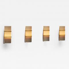 Maria Lindeman Set of Four K8 24 Wall Lamps by Maria Lindeman for Idman Finland 1950s - 4344354