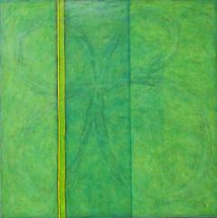 Maria Olivieri Quinn Maria Olivieri Quinn b 1944 Oil on Canvas Knot Finite 2003 60 x 60  - 3057432